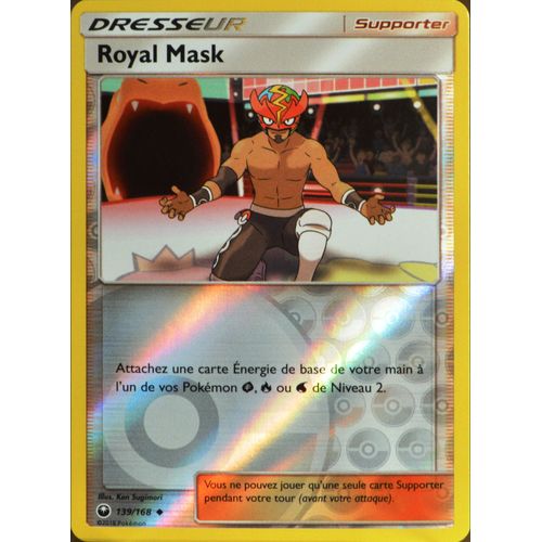 Carte Pokémon 139/168 Royal Mask - Reverse Sl7 - Soleil Et Lune - Tempête Céleste Neuf Fr