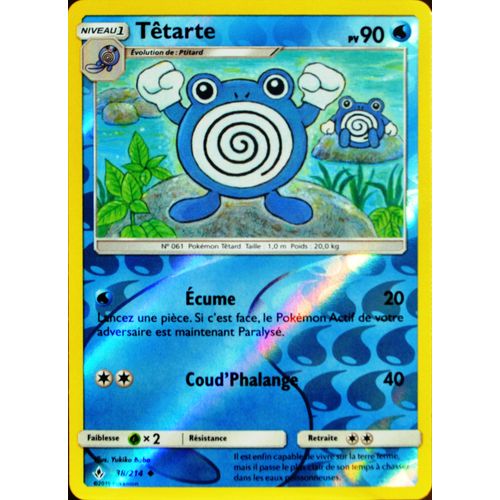 Carte Pokémon 38/214 Têtarte - Reverse Sl10 - Soleil Et Lune - Alliance Infaillible Neuf Fr