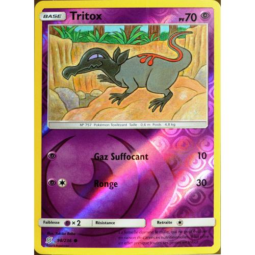 Carte Pokémon 98/236 Tritox - Reverse Sl11 - Soleil Et Lune - Harmonie Des Esprits Neuf Fr