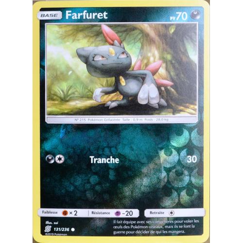 Carte Pokémon 131/236 Farfuret - Reverse Sl11 - Soleil Et Lune - Harmonie Des Esprits Neuf Fr