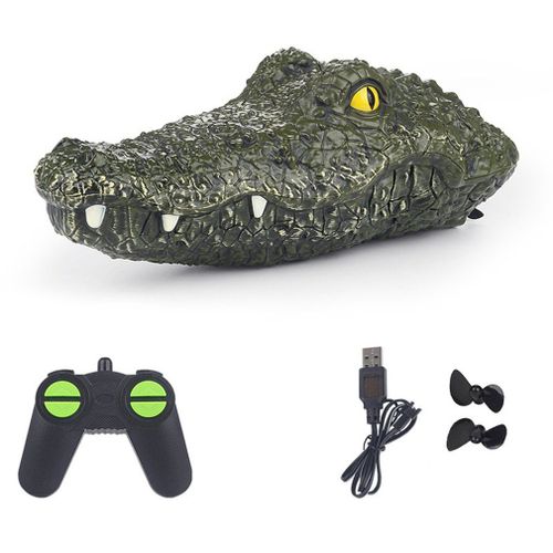 Jouet Crocodile Électrique, Bateau Gag, Étanche, Haute Vitesse, Télécommande, Jouet De Bateau, Pour L'été, Amusant, 2.4g