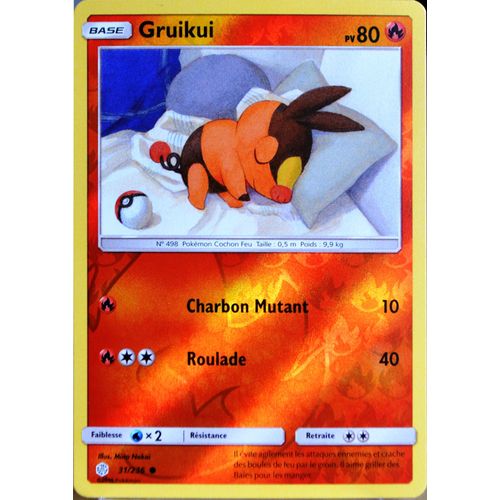 Carte Pokémon 31/236 Gruikui - Reverse Sl12 - Soleil Et Lune - Eclipse Cosmique Neuf Fr