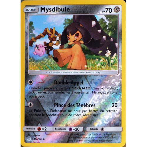 Carte Pokémon 140/236 Mysdibule - Reverse Sl12 - Soleil Et Lune - Eclipse Cosmique Neuf Fr