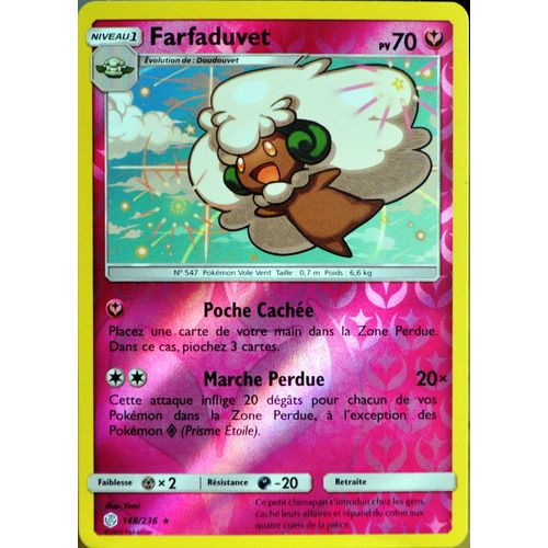 Carte Pokémon 148/236 Farfaduvet - Reverse Sl12 - Soleil Et Lune - Eclipse Cosmique Neuf Fr