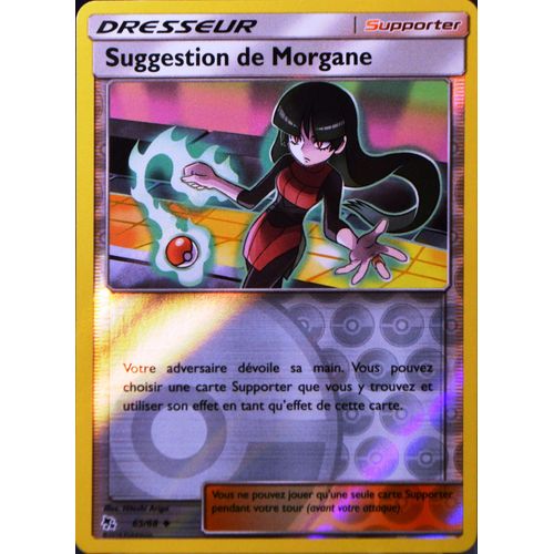 Carte Pokémon 65/68 Suggestion De Morgane - Reverse Sl11.5 - Soleil Et Lune - Destinées Occultes Neuf Fr
