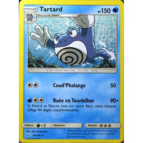 Carte Pokémon 39/214 Tartard Sl10 - Soleil Et Lune - Alliance Infaillible Neuf Fr