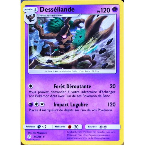 Carte Pokémon 94/236 Desséliande Sl12 - Soleil Et Lune - Eclipse Cosmique Neuf Fr