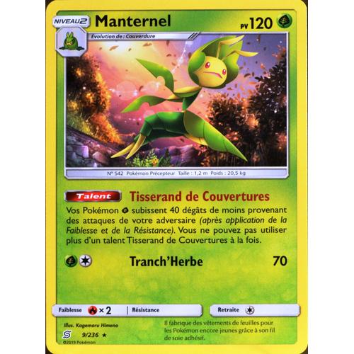 Carte Pokémon 9/236 Manternel Sl11 - Soleil Et Lune - Harmonie Des Esprits Neuf Fr
