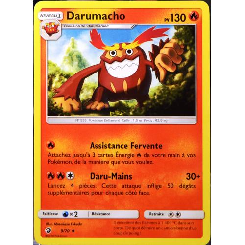 Carte Pokémon 9/70 Darumacho Sl7.5 - Majesté Des Dragons Neuf Fr