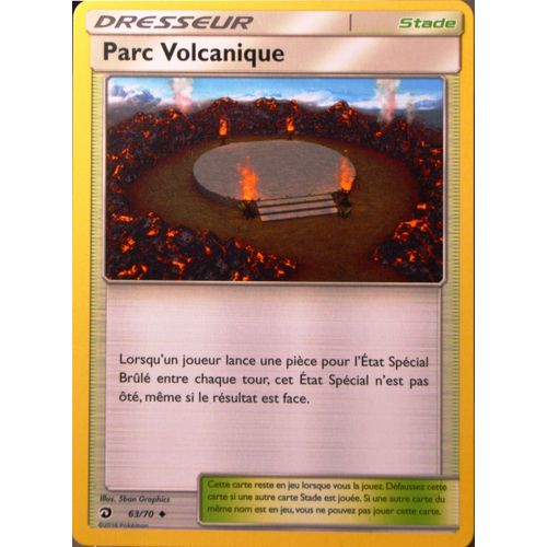 Carte Pokémon 63/70 Parc Volcanique Sl7.5 - Majesté Des Dragons Neuf Fr