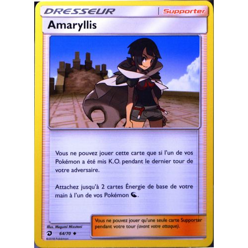 Carte Pokémon 64/70 Amaryllis Sl7.5 - Majesté Des Dragons Neuf Fr