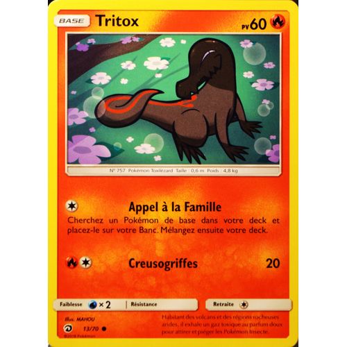Carte Pokémon 13/70 Tritox Sl7.5 - Majesté Des Dragons Neuf Fr