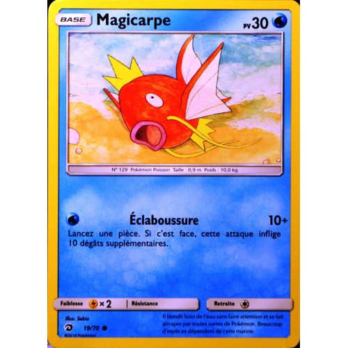 Carte Pokémon 19/70 Magicarpe Sl7.5 - Majesté Des Dragons Neuf Fr