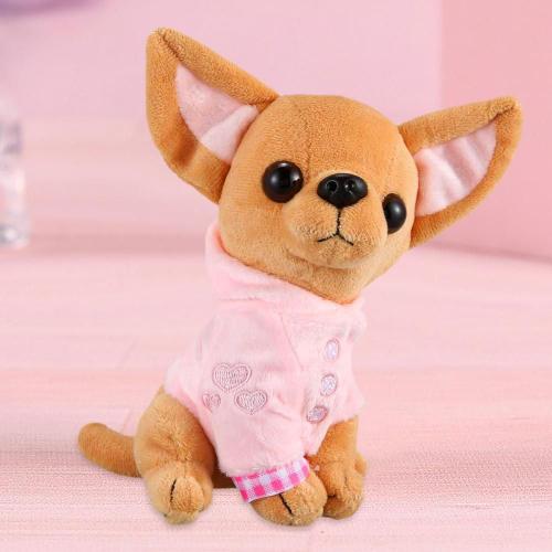 Jouet En Peluche Pour Enfants, 1 Pièce, 17cm, Simulation D'animal, Kawaii, Cadeau D'anniversaire Pour Filles, Mignon, Chien En Peluche, Livraison Directe