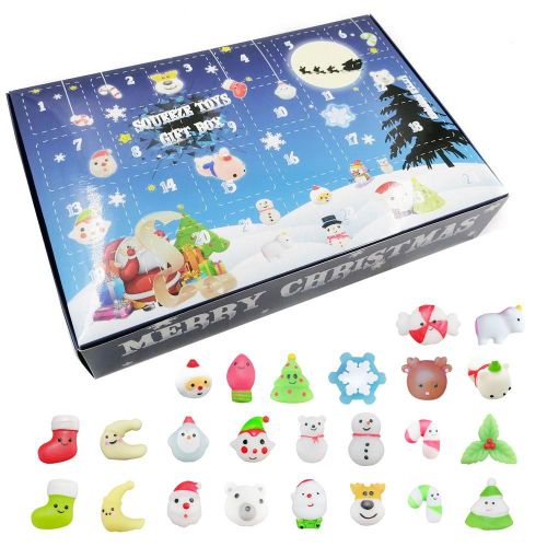 Jouets À Presser Pour Enfants, Cadeau De Noël, Calendrier De L'avent 2022, Celui Avec 24 Petites Poupées, Jouets Anti-Stress Squishy