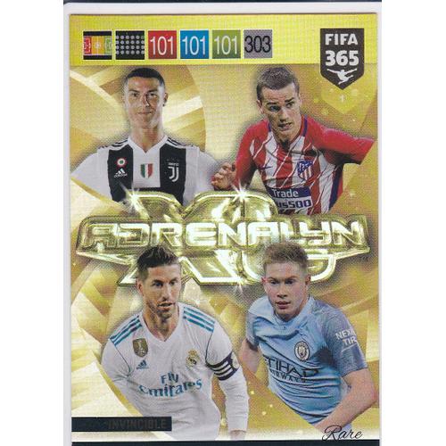 Carte Adrenalyn Xl - Fifa 365 - Invincible - Ultra Rare - 2019