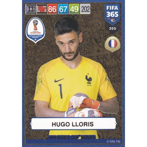 Carte Adrenalyn Xl - Fifa 365 - Hugo Lloris - N° 355