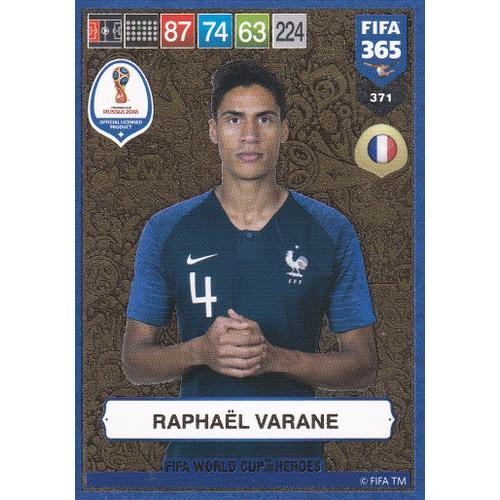 Carte Adrenalyn Xl - Fifa 365 - Raphael Varane - N° 371