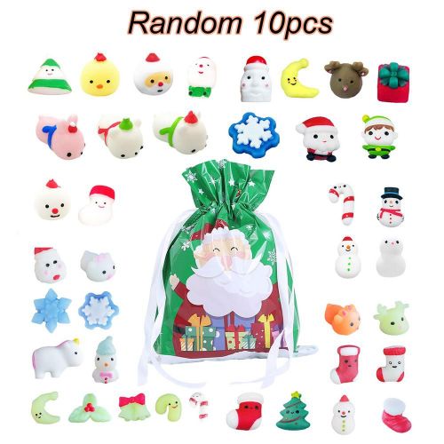 1 Ensemble De Jouets Mochi Squishy, Mini Squishies, Kawaii, Animaux, Cadeaux De Noël Pour Enfants, Anti-Stress, Style Aléatoire