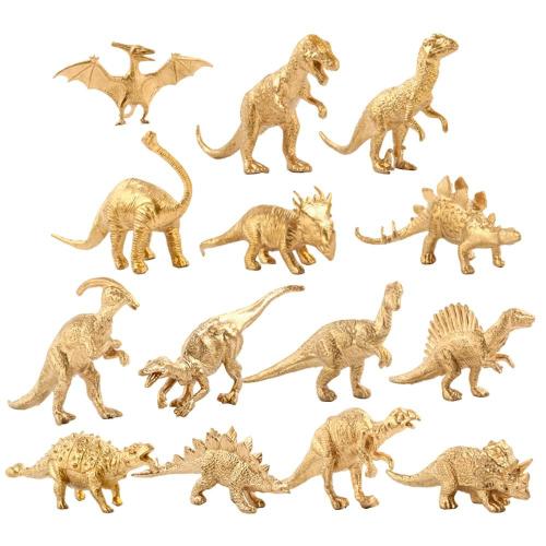 Lot De 14 Mini Figurines De Dinosaure, Jouets Éducatifs Pour Enfants, Simulation D'animaux Mignons, Petites Figurines Pour Garçon, Cadeaux Pour Enfants