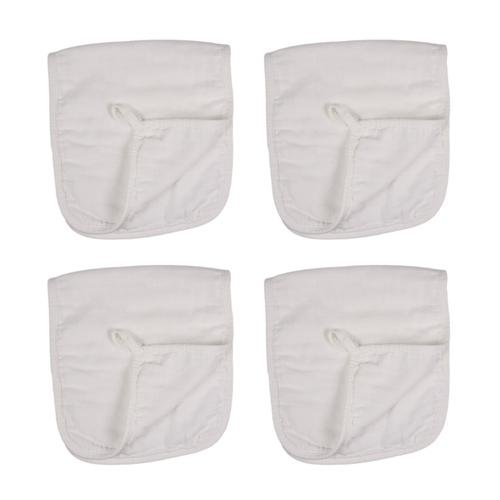 Bavoirs Bio Pour Bébés Garçons Et Filles, Tissu De Rodage Ultra Absorbant Unisexe, Serviette Pour Nouveau-Né, Accessoires À La Mode