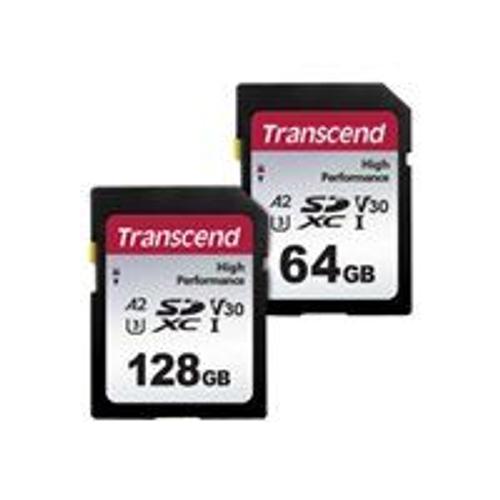 Transcend 330S - Carte mémoire flash - 64 Go - UHS-I U3 - SDXC UHS-I