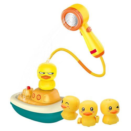 Jouets De Bain Pour Bébé, Ventouse Électrique De Canard, Jouets De Bain Pour Enfants, Jouets D'eau Pulvérisée, Jouets De Douche Pour Bébé, Jouets D'arrosage De Baignoire De Piscine Extérieure