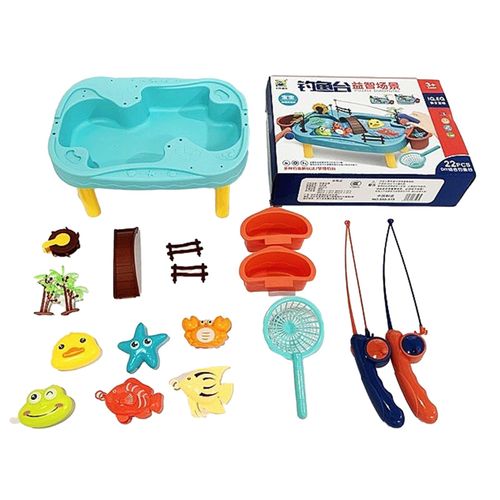 Jouet De Pêche Magnétique Pour Enfants, Plateau De Plateforme, Jeu De Table D'eau, De Bain, Cadeau Pour Garçons Et Filles
