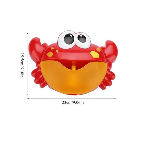 Jouet De Bain Musical Pour Bébé, Crabe À Bulles, Musique, Pour Enfants, Piscine, Baignoire, Machine À Savon, Automatique, Amusant, Crabe, Grenouille, Nuage