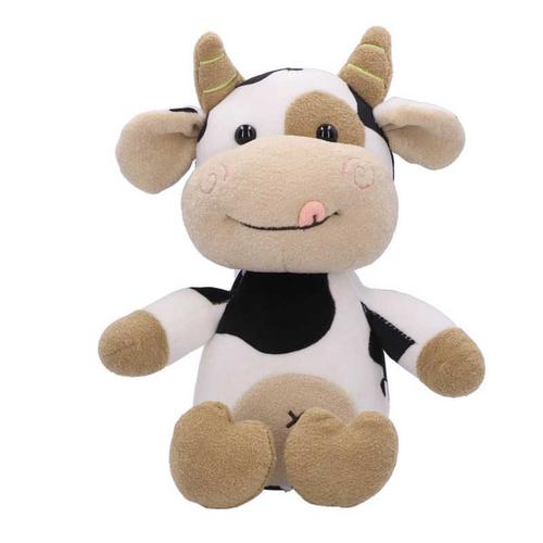 Peluche De Vache En Forme D'animaux De Dessin Animé Pour Enfants, Nouveau Jouet Doux Et Confortable, Kawaii, Idéal Comme Cadeau D'anniversaire Ou De Noël, 2020