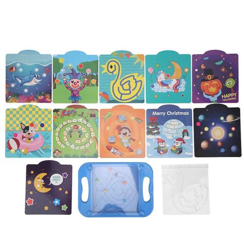 Jeu éducatif Montessori 3D pour bébés, boule d'équilibre, labyrinthe, Puzzle, cadeau populaire pour les tout-petits