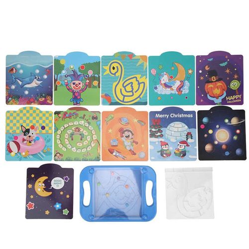 Jeu Éducatif Montessori 3d Pour Bébés, Boule D'équilibre, Labyrinthe, Puzzle, Cadeau Populaire Pour Les Tout-Petits