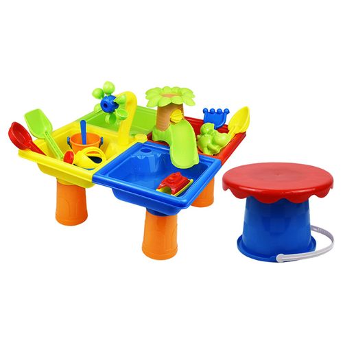 Table De Jeu D'eau De Sable Pour Enfants De 2 À 10 Ans, Avec Accessoires, Jouets De Plage, Cadeaux D'anniversaire