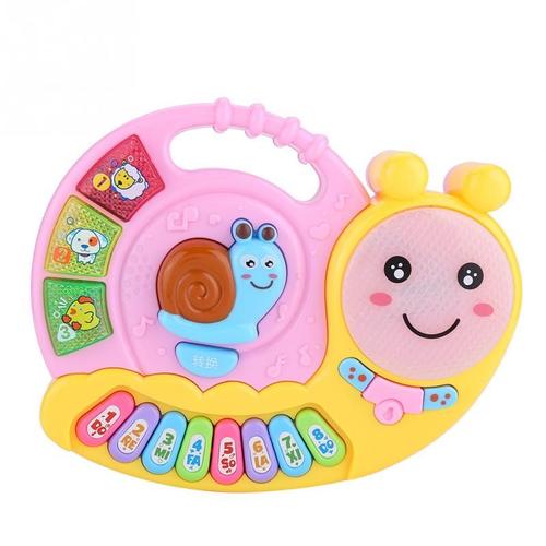 Jouets De Piano D'escargot Éducatifs Pour Bébés, Instruments De Musique Éducatifs Pour Enfants, 2 Couleurs