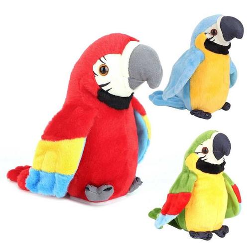 Jouet Perroquet Parlant Électrique En Peluche, Oiseau En Peluche, Répétition De Ce Que Vous Dites, Cadeaux D'anniversaire Pour Enfants, Nouveau