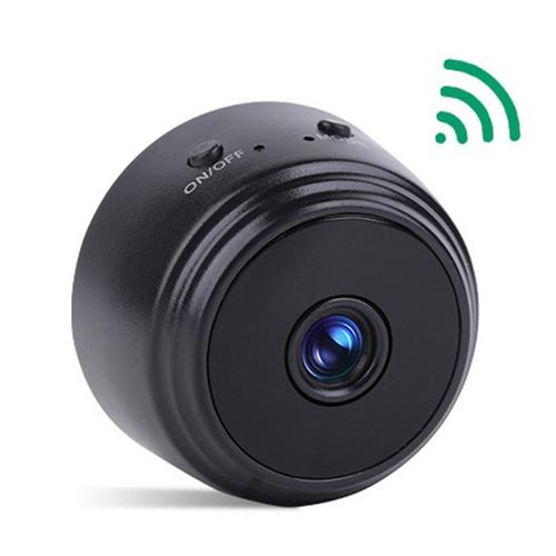 Caméra de sécurité intérieure, caméra intelligente WiFi 1080p, capteur de mouvement de taille mini, caméra de sécurité intérieure avec moniteur de vision nocturne pour iOS pour application Android