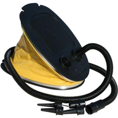 Gonfleur À Pied Pompe À Air Pour Matelas De Camping Lit Gonflable De Plage - Gonfleur Dégonfleur 5 Litres Adulte Unisexe, Noir/Jaune, 5 L