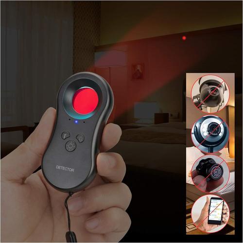 Hidden Camera Detectors,Led Hidden Device Detector With Infrared Viewfinders - Pocket Sized Anti Spy Camera Finder Locates Hidden Camera,Chargeable Anti Theft Alarm In Airbnb, Hotels And Bathroom