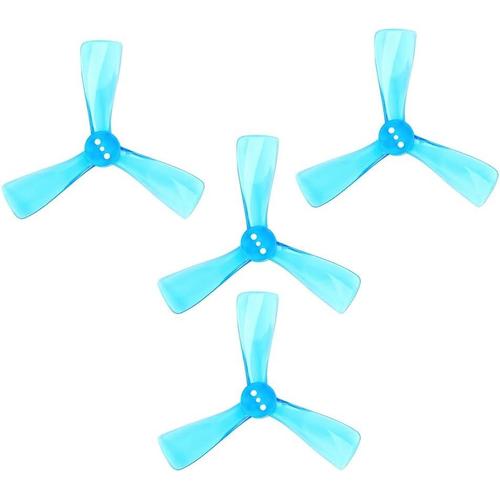 Pour Nazgul Cine 2525 2.5 Pouces Tri-Blade / 3 Blade Propeller Prop Cw Ccw Pour Fpv Protek25 Drone Partie-Bleu-Générique