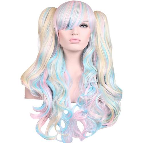 Perruque De Cosplay Anime Loli Perruque De Haute Température Département Wig Haut De Gamme Élégante Facile À Porter Wig