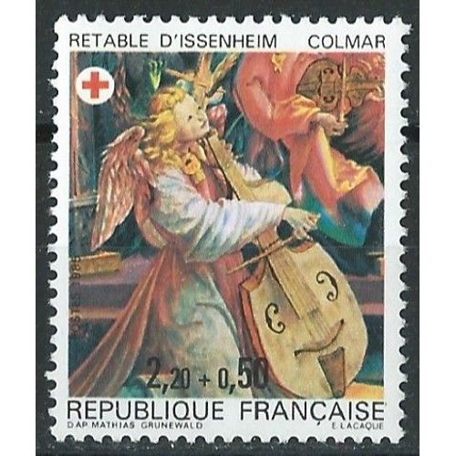 Au Profit De La Croix Rouge. Retable D'issenheim Colmar. Dentelé 12.5 X 13 1985 N° 2392