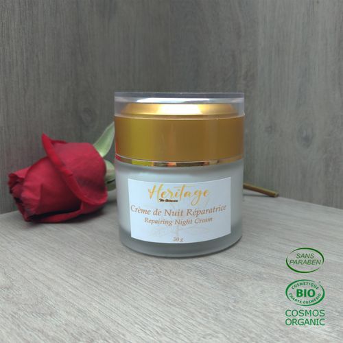 Crème De Nuit Réparatrice À L'huile D'argan Bio 