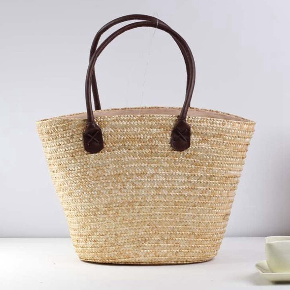 Sac  bandoulire pour femme Sac d't en paille tiss Sac d... - 5