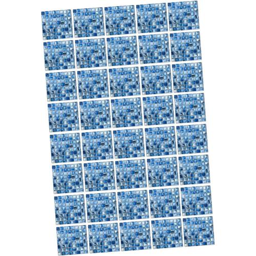 40 Pcs Imitation Carrelage Wall Sticker Faux Carrelage Autocollants 3D Mosaïque Carrelage Autocollant Panneau Mosaïque Carrelage Dosseret Salle De Bains Mosaïque Decal Simulation