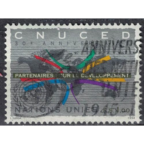 Nations Unies 1994 Oblitéré Used Cnuced Conférence Sur Le Commerce Et Le Développement Su