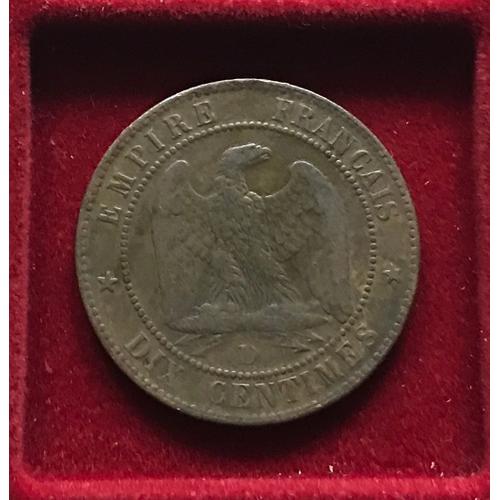 10 Centimes - Napoleon I I I - 1855 D (Chien)