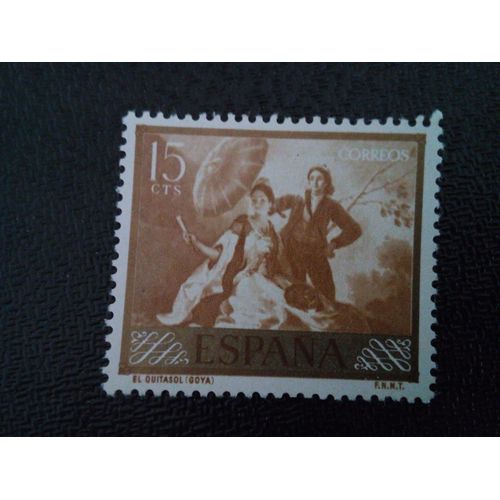 Timbre Espagne Yt 901 "Le Parasol" De Francisco De Goya 1958 ( 30304 )
