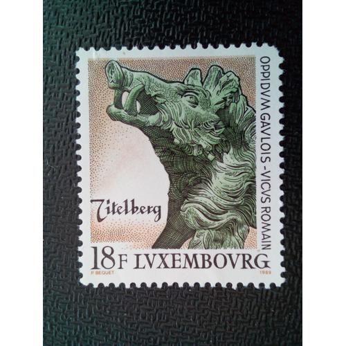Timbre Luxembourg Yt 1181 Titelberg 1989 ( 30304 )