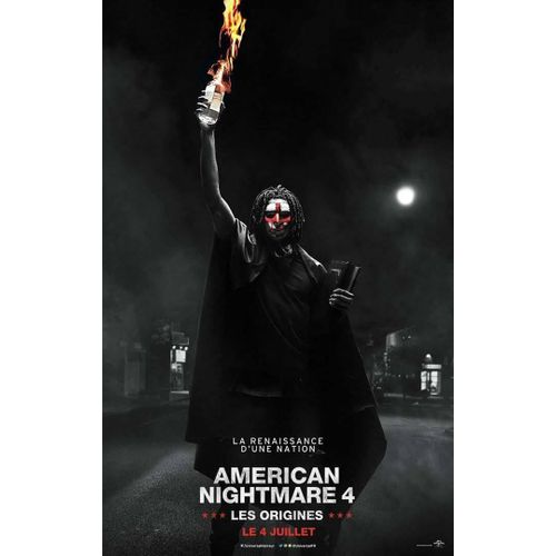 American Nightmare 4 - Véritable Affiche De Cinéma Roulée - Format 40x60 Cm - De Gerard Mcmurray Avec Y'lan Noel, Lex Scott Davis, Joivan Wade - 2018