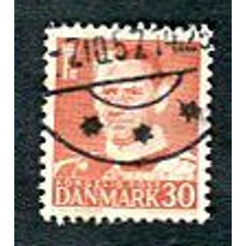 Timbre Oblitéré - " King Frederik I X " - Danemark - 1952